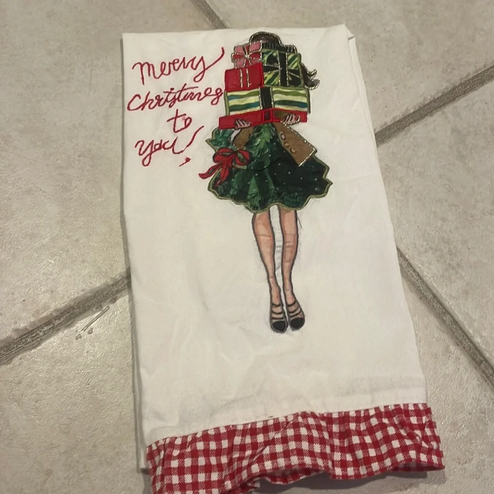 Merry Christmas to you kitchen towel